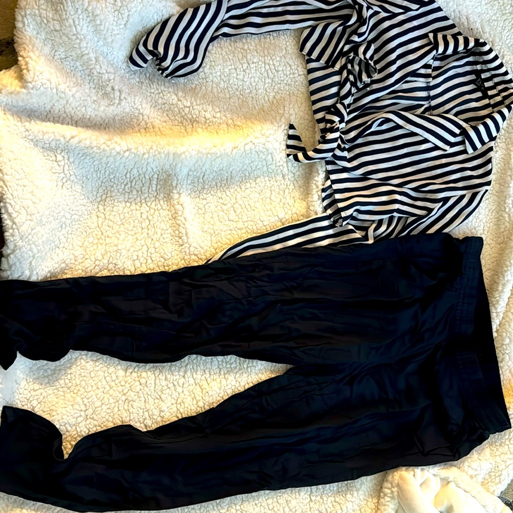 Crop top with matching pants